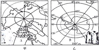 人教版七年级下地理单元模拟测试 第十章 极地地区